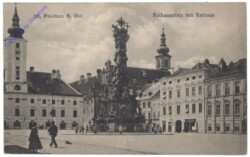 St. Pölten, Rathausplatz mit Rathaus