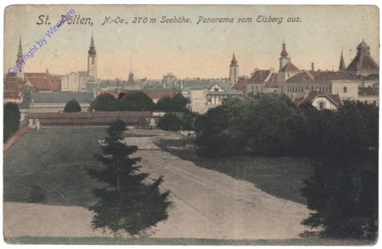 St. Pölten, Panorama vom Eisberg aus