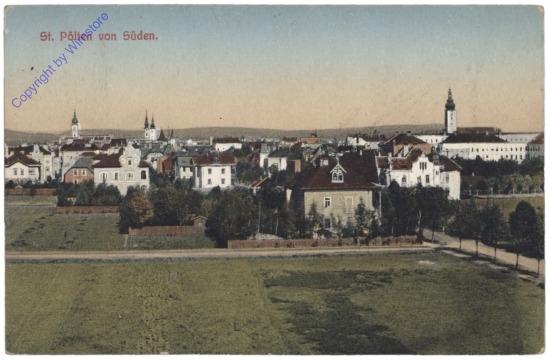 St. Pölten, von Süden