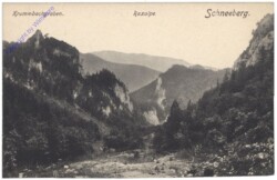 Schneeberg, Krummbachgraben, Raxalpe