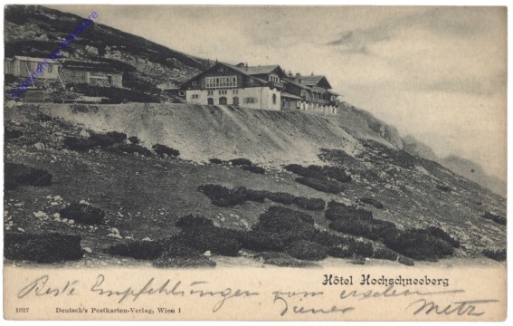Schneeberg, Hotel Hochschneeberg
