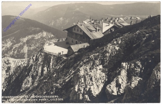 Schneeberg, Eisenbahnhotel Hochschneeberg