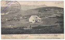 Schneeberg, Damböckhaus mit Klosterwagen und Kaiserstein