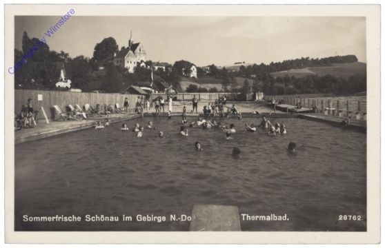 ak133135 Schönau im Gebirge, Thermalbad