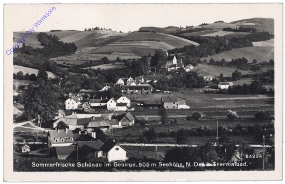 ak133136 Schönau im Gebirge, Ortsansicht