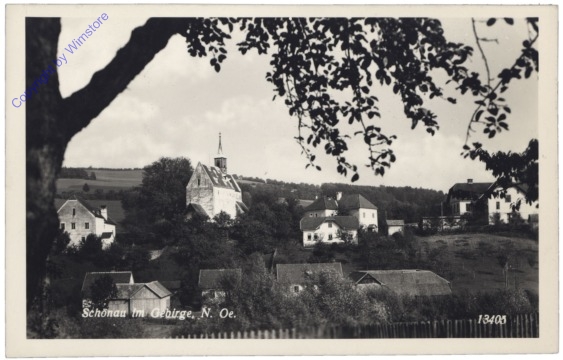 ak133137 Schönau im Gebirge, Ortsansicht