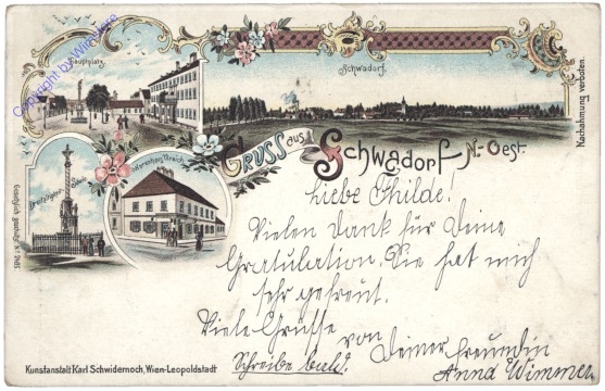 Schwadorf, Gruss aus