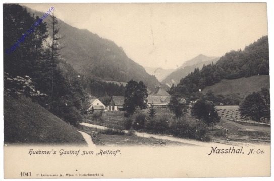 Schwarzau am Steinfeld, Nassthal, Huebmer's Gasthof zum "Reithof"