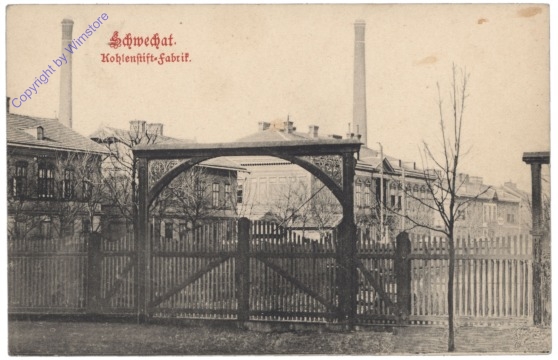 Schwechat, Kohlenstift-Fabrik