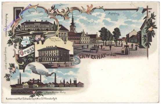 Schwechat, Gruss aus