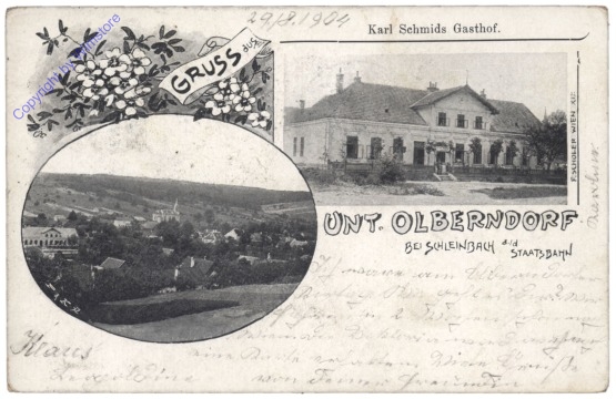 Unterolberndorf, Gruss aus