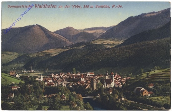 ak133369 Waidhofen an der Ybbs, Ortsansicht