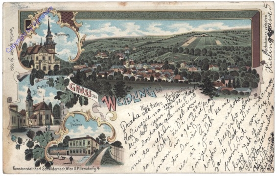 ak133416 Weidling, Gruss aus