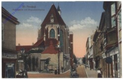 Wiener Neustadt, Bahngasse mit Kapuzinerkirche