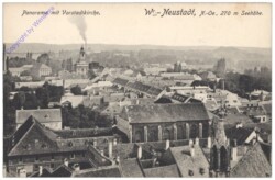 Wiener Neustadt, Panorama mit Vorstadtkirche