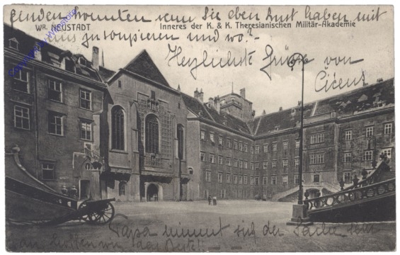 ak133527 Wiener Neustadt, Inneres der K.&K. Theresianischen Militär-Akademie