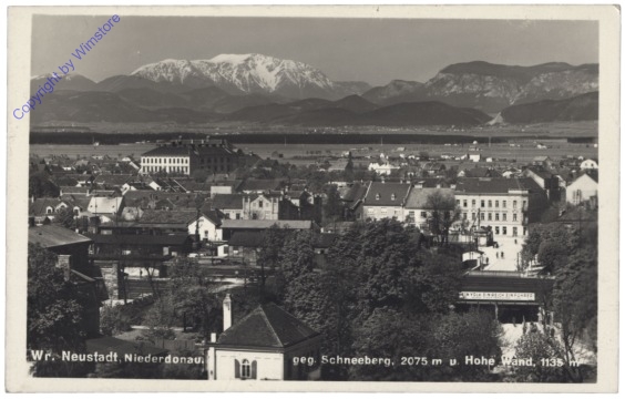 ak133546 Wiener Neustadt, geg. Schneeberg u. Hohe Wand