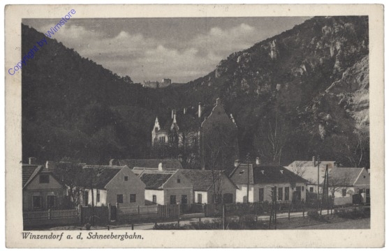 ak133570 Winzendorf, an der Schneebergbahn