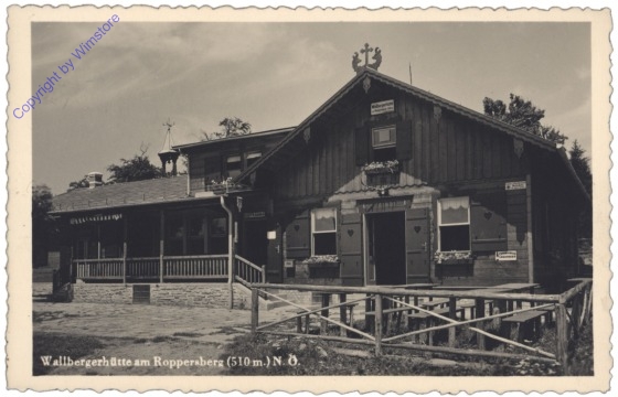 ak133576 Wolfsgraben, Wallbergerhütte am Roppersberg