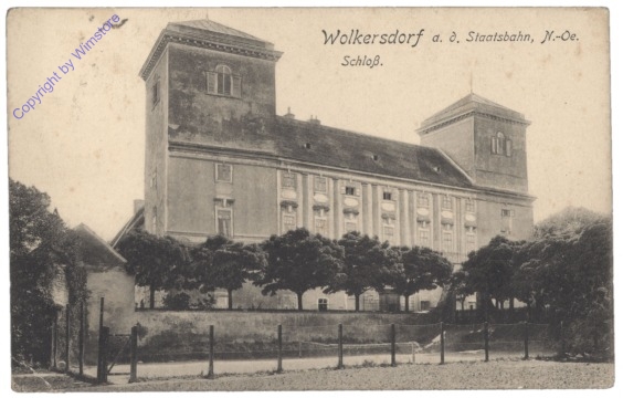 ak133595 Wolkersdorf, Schloß