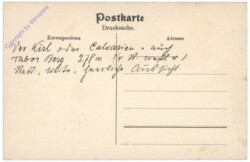 Ybbs, Blick v. Kirl gegen das Versorgungshaus und Persenbeug