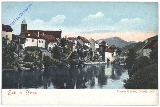 ak133630 Zell an der Ybbs, Ortsansicht