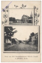 Ziersdorf, Gruss aus dem Bahnhofrestaurant Wilhelm Oswald