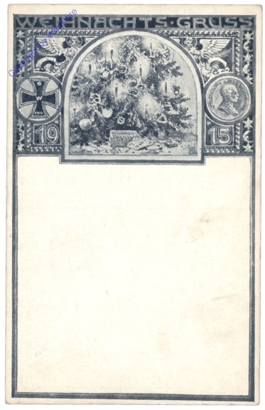 Kriegsweihnachten, Weihnachtsgruss 1915