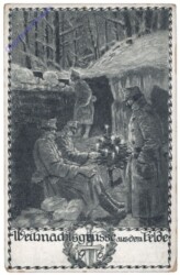 ak133715 Kriegsweihnachten, Weihnachtsgrüsse aus dem Felde 1916