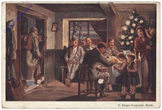 Kriegsweihnachten, Zusammensitzen