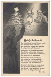 Kriegsweihnachten, Kriegsweihnacht, Vers