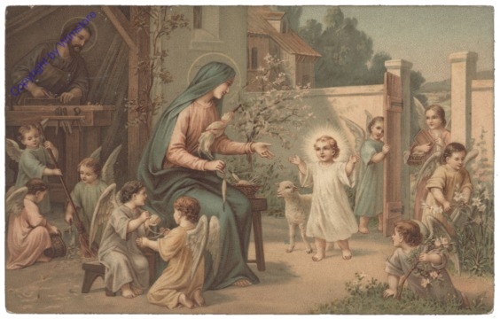 Maria mit Jesukind und Engeln