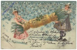 Mädchen mit Knallbonbon