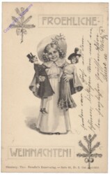 Mädchen mit Puppen