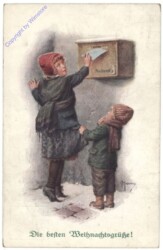 Kinder schicken Feldpost