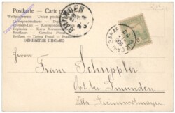 ak133858a Kind trägt Christbaum