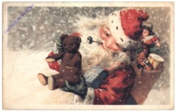 Weihnachtsmann mit Geschenken