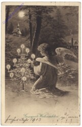 Engerl zündet die Kerzen an