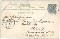 Engerl fliegt über der Stadt