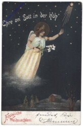 Engel mit Sternschnuppe