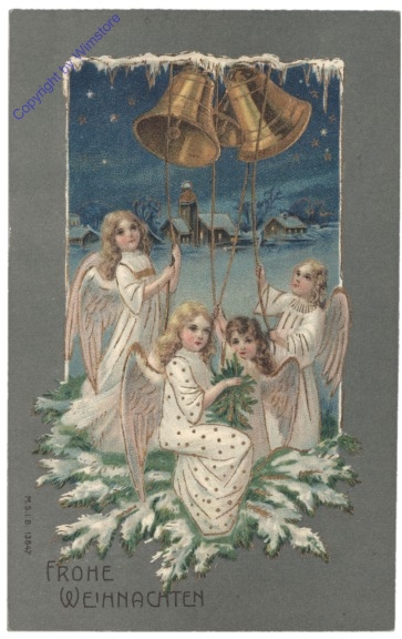 ak133984 Engerl läuten die Glocken