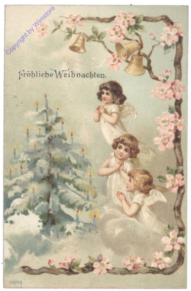 ak133993 Engerl sehen sich den Baum an