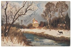 Verschneite Landschaft