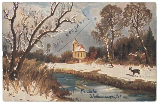 Verschneite Landschaft