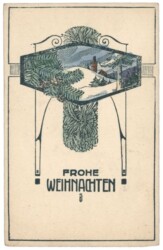 Verschneite Landschaft