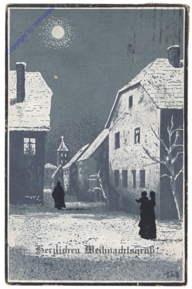 Wien, Blick zur Votivkirche, Frohe Weihnachten