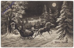 Kutschenfahrt in der Nacht