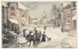 Mit der Kutsche vor die Kirche