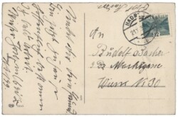 Kalenderblatt mit eingeschneitem Haus