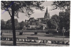 Ansbach, Blick zur Gumbertuskirche